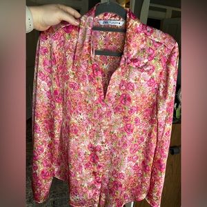 Zara floral top